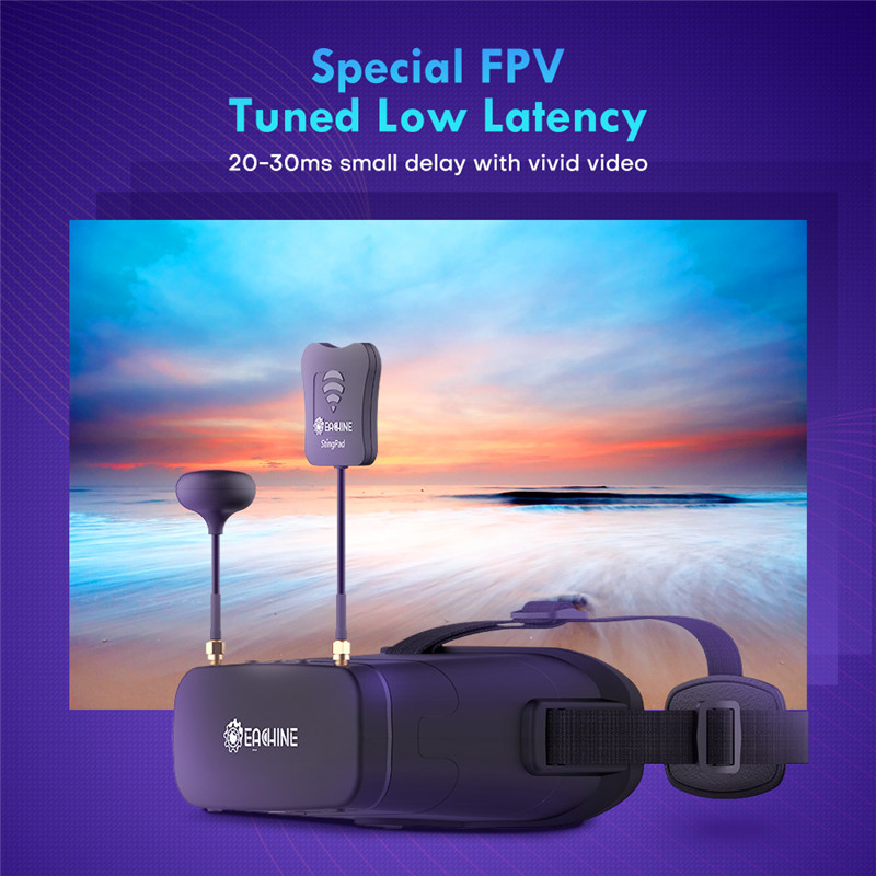 Eachine EV800DM Varifocal 5.8G – Skyzone Sky04O Pro Fpv Goggles recenzja i cena